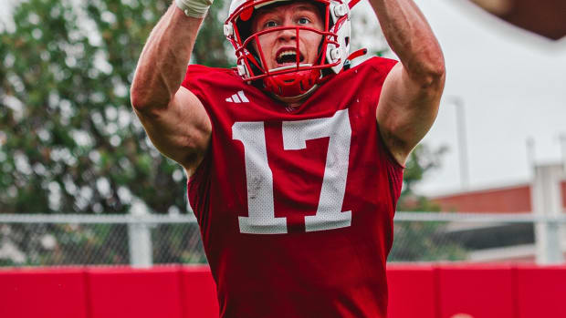 Ty Hahn wide receiver 2023-08-02 fall camp day 3